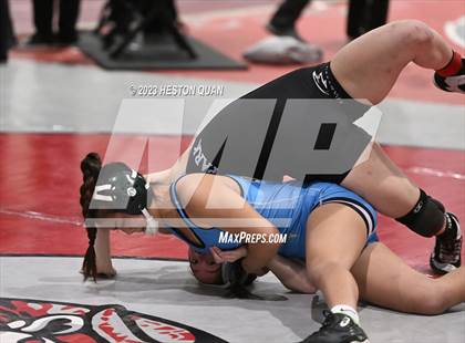 Thumbnail 1 in CIF-SS Girls Masters Wrestling 1/2 photogallery.