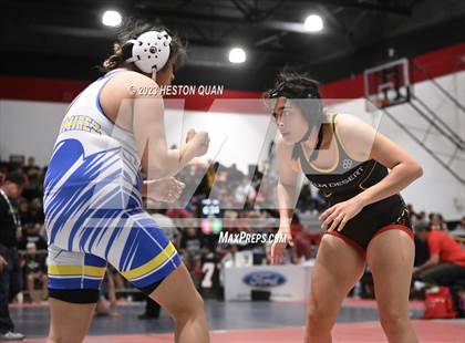 Thumbnail 1 in CIF-SS Girls Masters Wrestling 1/2 photogallery.