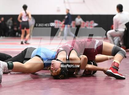 Thumbnail 3 in CIF-SS Girls Masters Wrestling 1/2 photogallery.