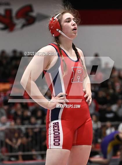 Thumbnail 1 in CIF-SS Girls Masters Wrestling 1/2 photogallery.