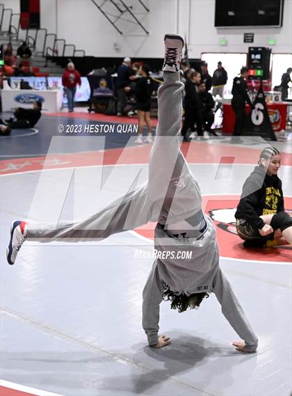 Thumbnail 2 in CIF-SS Girls Masters Wrestling 1/2 photogallery.
