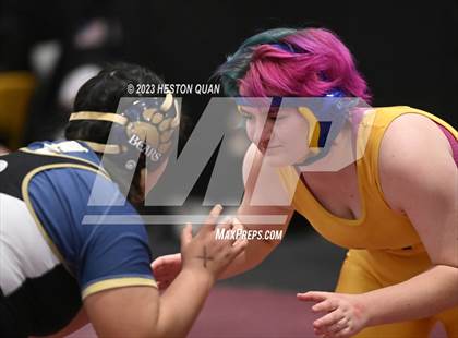 Thumbnail 2 in CIF-SS Girls Masters Wrestling 1/2 photogallery.