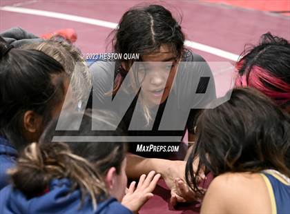 Thumbnail 2 in CIF-SS Girls Masters Wrestling 1/2 photogallery.