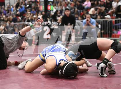 Thumbnail 1 in CIF-SS Girls Masters Wrestling 1/2 photogallery.