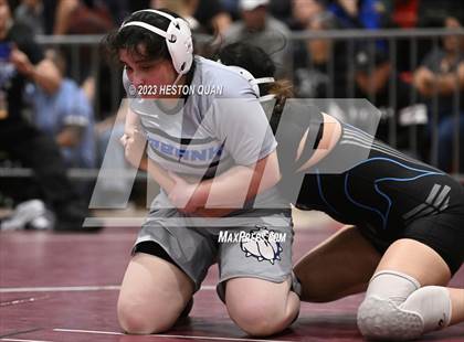 Thumbnail 3 in CIF-SS Girls Masters Wrestling 1/2 photogallery.
