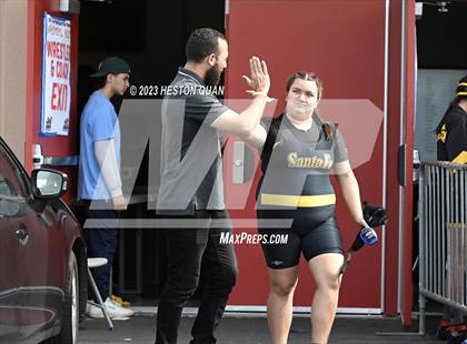 Thumbnail 2 in CIF-SS Girls Masters Wrestling 1/2 photogallery.