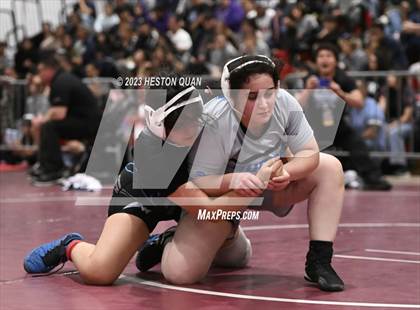 Thumbnail 2 in CIF-SS Girls Masters Wrestling 1/2 photogallery.
