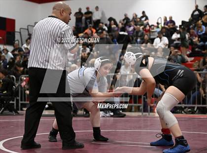 Thumbnail 3 in CIF-SS Girls Masters Wrestling 1/2 photogallery.