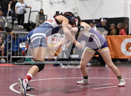 Thumbnail 1 in CIF-SS Girls Masters Wrestling 1/2 photogallery.