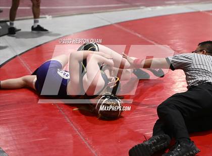 Thumbnail 2 in CIF-SS Girls Masters Wrestling 1/2 photogallery.