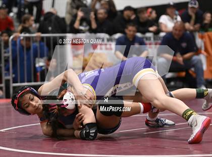 Thumbnail 1 in CIF-SS Girls Masters Wrestling 1/2 photogallery.