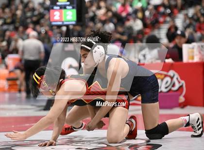 Thumbnail 3 in CIF-SS Girls Masters Wrestling 1/2 photogallery.