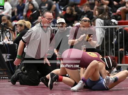 Thumbnail 2 in CIF-SS Girls Masters Wrestling 1/2 photogallery.