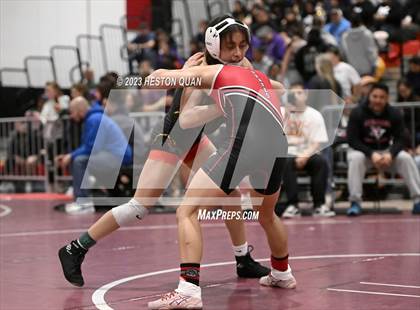 Thumbnail 2 in CIF-SS Girls Masters Wrestling 1/2 photogallery.