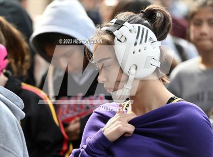 Thumbnail 1 in CIF-SS Girls Masters Wrestling 1/2 photogallery.
