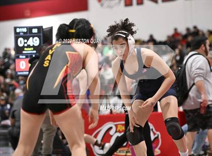Thumbnail 3 in CIF-SS Girls Masters Wrestling 1/2 photogallery.
