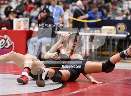 Thumbnail 1 in CIF-SS Girls Masters Wrestling 1/2 photogallery.