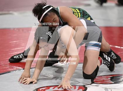 Thumbnail 1 in CIF-SS Girls Masters Wrestling 1/2 photogallery.