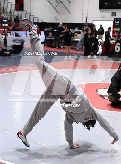 Thumbnail 1 in CIF-SS Girls Masters Wrestling 1/2 photogallery.