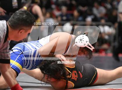 Thumbnail 3 in CIF-SS Girls Masters Wrestling 1/2 photogallery.