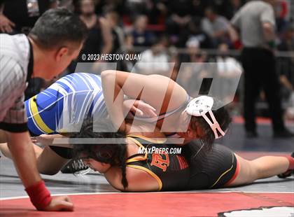 Thumbnail 2 in CIF-SS Girls Masters Wrestling 1/2 photogallery.