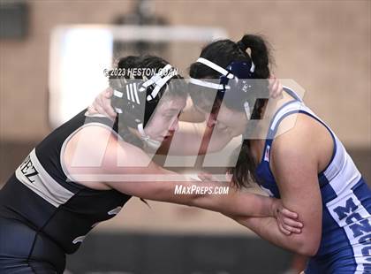 Thumbnail 2 in CIF-SS Girls Masters Wrestling 1/2 photogallery.