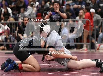 Thumbnail 3 in CIF-SS Girls Masters Wrestling 1/2 photogallery.