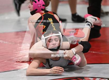 Thumbnail 1 in CIF-SS Girls Masters Wrestling 1/2 photogallery.