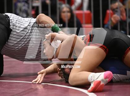 Thumbnail 2 in CIF-SS Girls Masters Wrestling 1/2 photogallery.