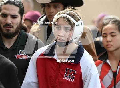 Thumbnail 2 in CIF-SS Girls Masters Wrestling 1/2 photogallery.