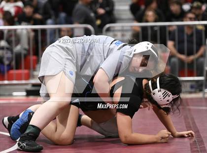 Thumbnail 1 in CIF-SS Girls Masters Wrestling 1/2 photogallery.