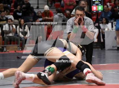 Thumbnail 2 in CIF-SS Girls Masters Wrestling 1/2 photogallery.