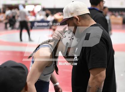 Thumbnail 2 in CIF-SS Girls Masters Wrestling 1/2 photogallery.