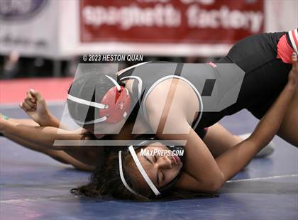 Thumbnail 1 in CIF-SS Girls Masters Wrestling 1/2 photogallery.