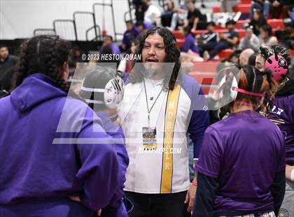 Thumbnail 3 in CIF-SS Girls Masters Wrestling 1/2 photogallery.