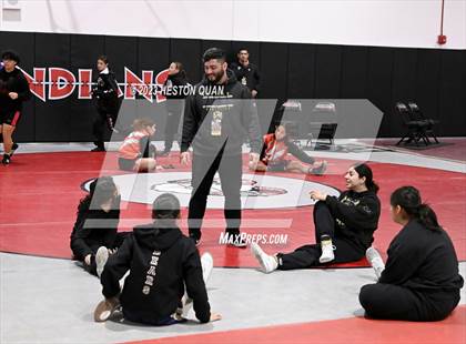 Thumbnail 2 in CIF-SS Girls Masters Wrestling 1/2 photogallery.