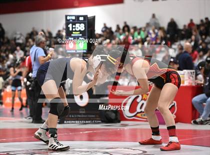 Thumbnail 3 in CIF-SS Girls Masters Wrestling 1/2 photogallery.