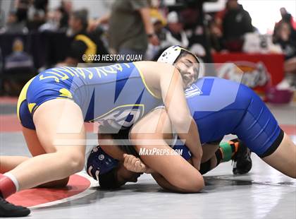Thumbnail 2 in CIF-SS Girls Masters Wrestling 1/2 photogallery.