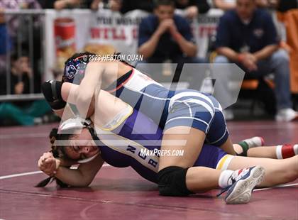 Thumbnail 3 in CIF-SS Girls Masters Wrestling 1/2 photogallery.