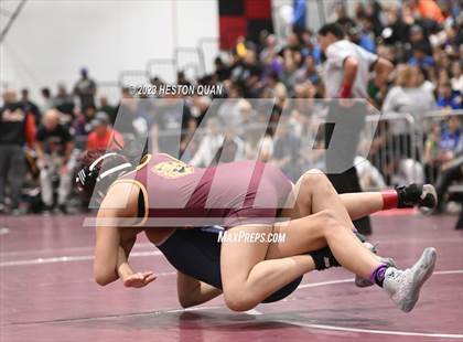Thumbnail 2 in CIF-SS Girls Masters Wrestling 1/2 photogallery.