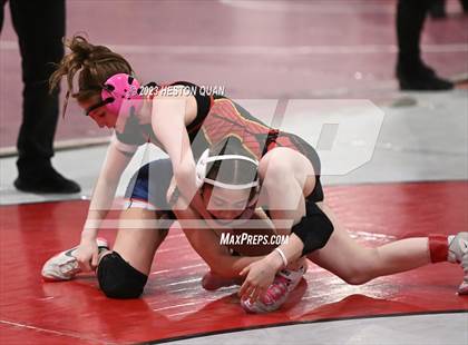 Thumbnail 3 in CIF-SS Girls Masters Wrestling 1/2 photogallery.