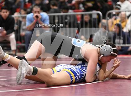 Thumbnail 2 in CIF-SS Girls Masters Wrestling 1/2 photogallery.
