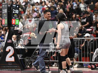 Thumbnail 2 in CIF-SS Girls Masters Wrestling 1/2 photogallery.