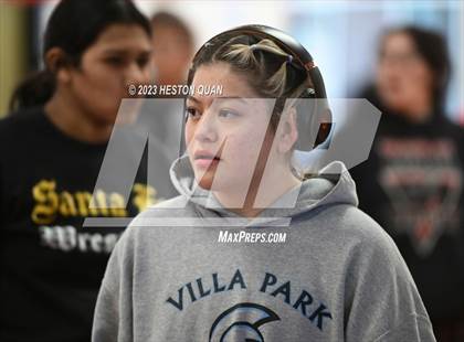 Thumbnail 3 in CIF-SS Girls Masters Wrestling 1/2 photogallery.