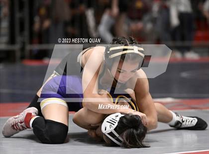 Thumbnail 3 in CIF-SS Girls Masters Wrestling 1/2 photogallery.