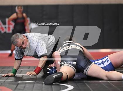 Thumbnail 2 in CIF-SS Girls Masters Wrestling 1/2 photogallery.