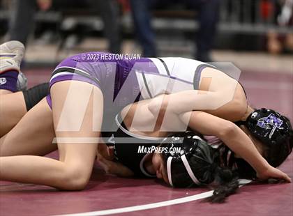 Thumbnail 2 in CIF-SS Girls Masters Wrestling 1/2 photogallery.