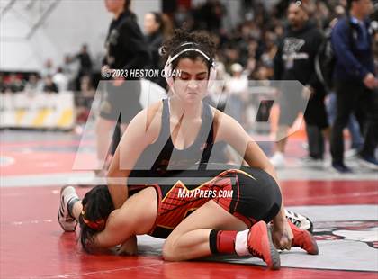 Thumbnail 3 in CIF-SS Girls Masters Wrestling 1/2 photogallery.