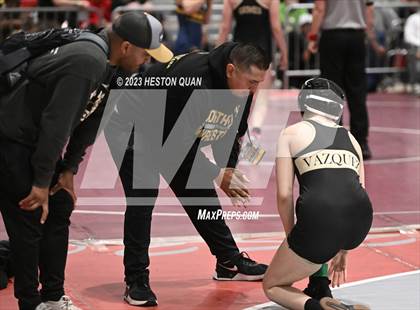 Thumbnail 2 in CIF-SS Girls Masters Wrestling 1/2 photogallery.