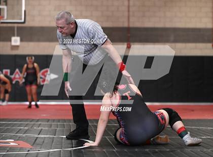 Thumbnail 2 in CIF-SS Girls Masters Wrestling 1/2 photogallery.